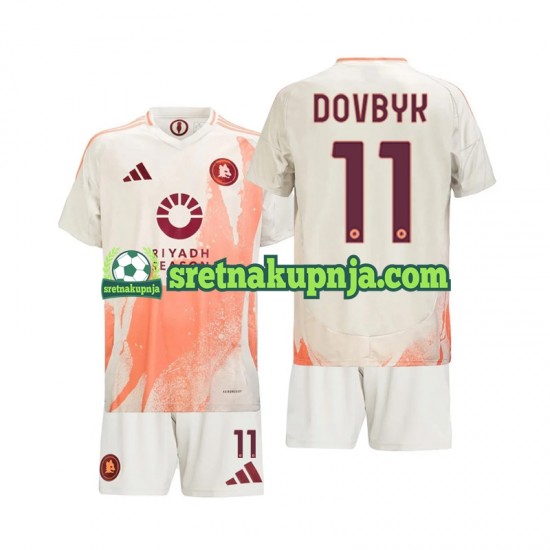 Dječja Gostujući Away Dresova Roma Artem Dovbyk 11 2024-2025 Kratkih Rukava
