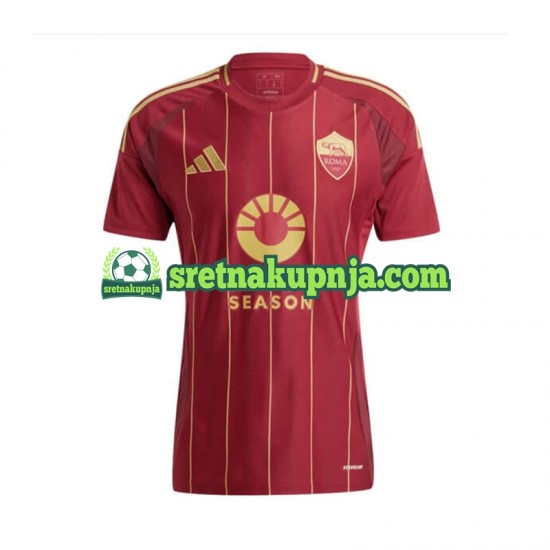 Muškarci Domaći Home Dresova Roma 2024-2025 Kratkih Rukava