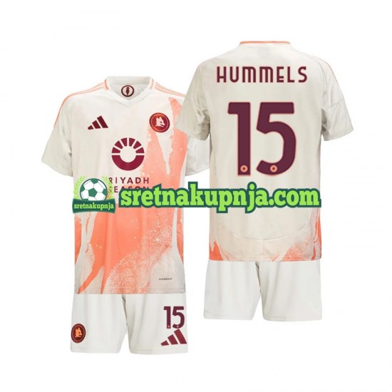 Dječja Gostujući Away Dresova Roma Mats Hummels 15 2024-2025 Kratkih Rukava
