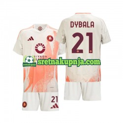 Dječja Gostujući Away Dresova Roma Paulo Dybala 21 2024-2025 Kratkih Rukava Dječja Gostujući Away Dresova Roma Paulo Dybala 21 2024-2025 Kratkih Rukava