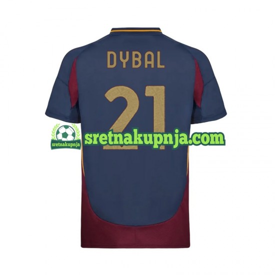 Muškarci Treći Dresova Roma Paulo Dybala 21 2024-2025 Kratkih Rukava