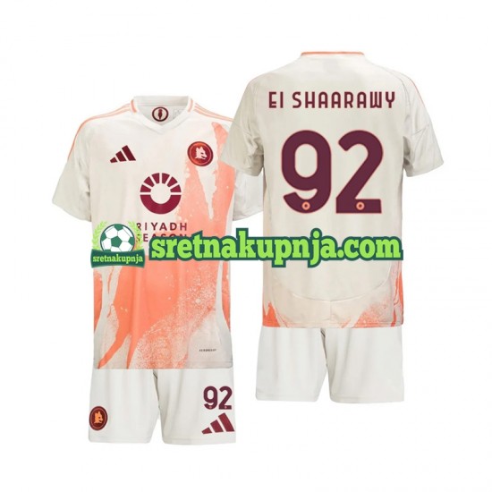 Dječja Gostujući Away Dresova Roma Stephan El Shaarawy 92 2024-2025 Kratkih Rukava