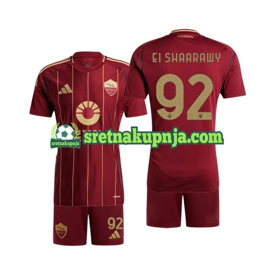 Dječja Domaći Home Dresova Roma Stephan El Shaarawy 92 2024-2025 Kratkih Rukava