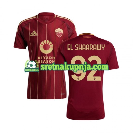 Muškarci Domaći Home Dresova Roma Stephan El Shaarawy 92 2024-2025 Kratkih Rukava