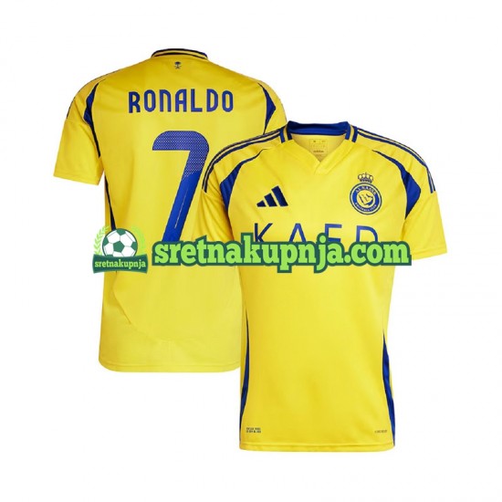 Muškarci Domaći Home Dresova Al Nassr Cristiano Ronaldo 7 2024-2025 Kratkih Rukava