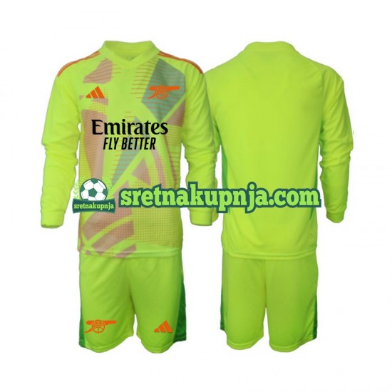 Dječja Domaći Home Golmanski Dresova Arsenal 2024-2025 Dugim Rukavima