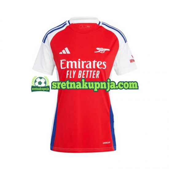 Žene Domaći Home Dresova Arsenal 2024-2025 Kratkih Rukava