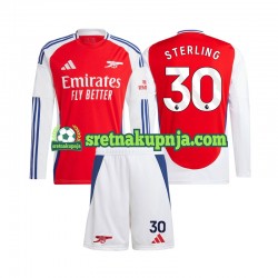 Dječja Domaći Home Dresova Arsenal Raheem Sterling 30 2024-2025 Dugim Rukavima