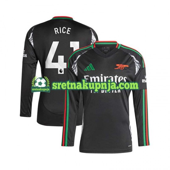 Muškarci Gostujući Away Dresova Arsenal Rice 41 2024-2025 Dugim Rukavima