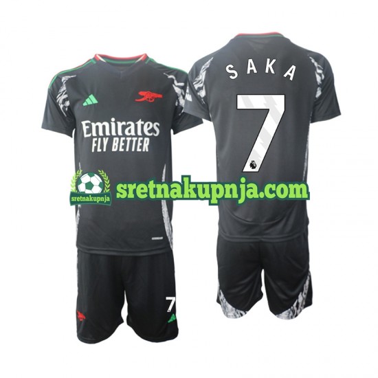 Dječja Gostujući Away Dresova Arsenal Saka 7 2024-2025 Kratkih Rukava