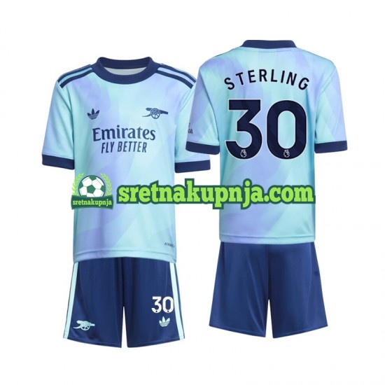 Dječja Treći Dresova Arsenal Sterling 30 2024-2025 Kratkih Rukava