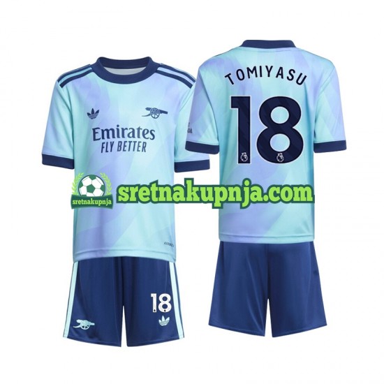 Dječja Treći Dresova Arsenal Takehiro Tomiyasu 18 2024-2025 Kratkih Rukava