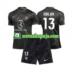 Dječja Domaći Home Golmanski Dresova Atlético Madrid Jan Oblak 13 2024-2025 Kratkih Rukava