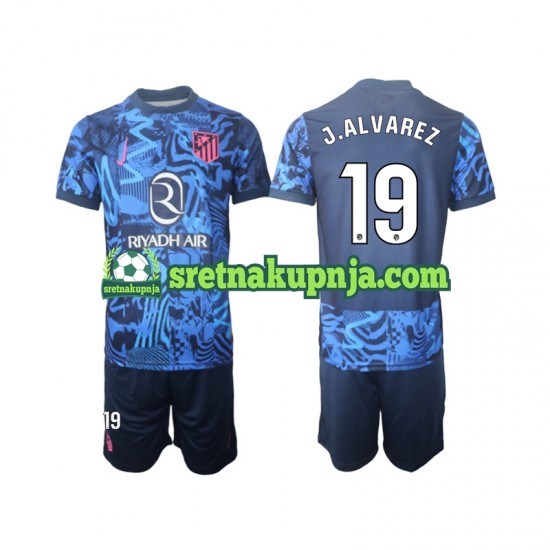 Dječja Treći Dresova Atlético Madrid J.Alvarez 19 2024-2025 Kratkih Rukava