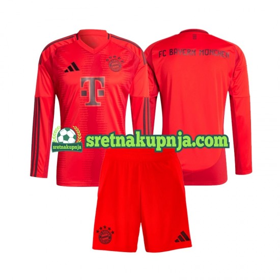 Dječja Domaći Home Dresova FC Bayern München 2024-2025 Dugim Rukavima