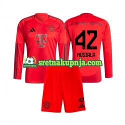 Dječja Domaći Home Dresova FC Bayern München Jamal Musiala 42 2024-2025 Dugim Rukavima Dječja Domaći Home Dresova FC Bayern München Jamal Musiala 42 2024-2025 Dugim Rukavima