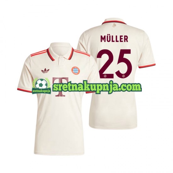 Muškarci Treći Dresova FC Bayern München Muller 25 2024-2025 Kratkih Rukava