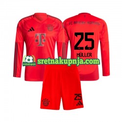 Dječja Domaći Home Dresova FC Bayern München Thomas Muller 25 2024-2025 Dugim Rukavima Dječja Domaći Home Dresova FC Bayern München Thomas Muller 25 2024-2025 Dugim Rukavima