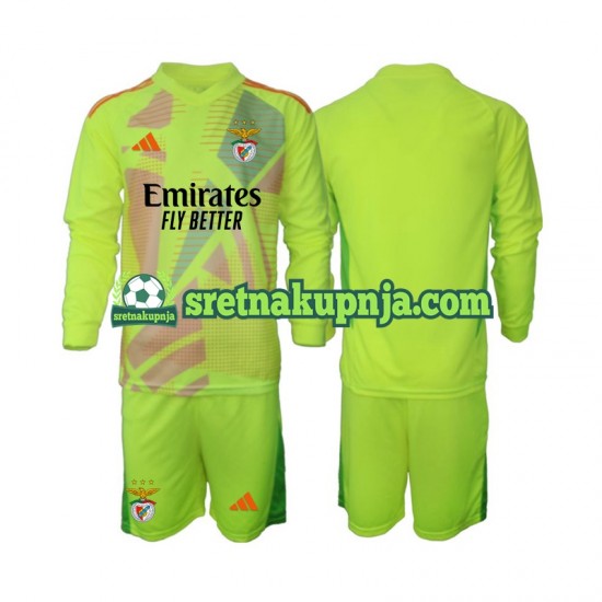 Dječja Domaći Home Golmanski Dresova Benfica 2024-2025 Dugim Rukavima