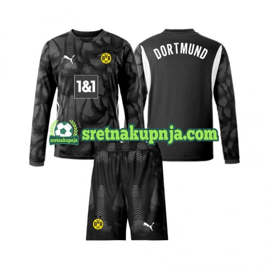 Dječja Četvrti Golmanski Dresova Borussia Dortmund 2024-2025 Dugim Rukavima