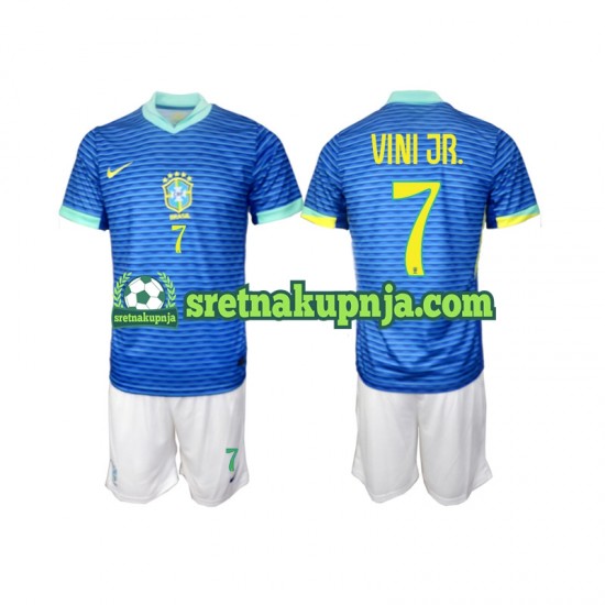 Dječja Gostujući Away Dresova Brazil VINI JR 7 2024 Kratkih Rukava