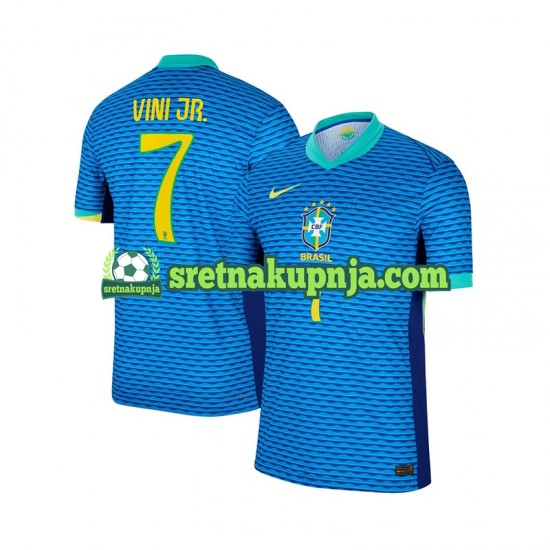 Muškarci Gostujući Away Dresova Brazil Vinicius Junior 7 2024 Kratkih Rukava
