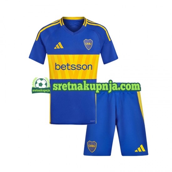 Dječja Domaći Home Dresova Boca Juniors 2024-2025 Kratkih Rukava