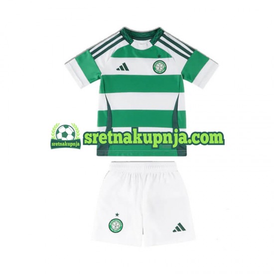 Dječja Domaći Home Dresova Celtic 2024-2025 Kratkih Rukava