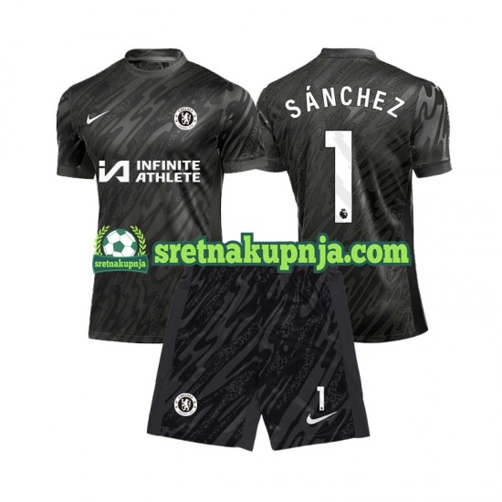 Dječja Gostujući Away Golmanski Dresova Chelsea Robert Sanchez 1 2024-2025 Kratkih Rukava