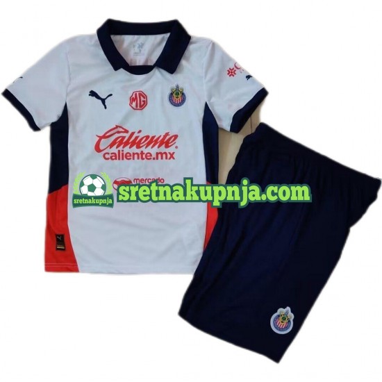 Dječja Gostujući Away Dresova Deportivo Guadalajara 2024-2025 Kratkih Rukava