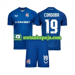 Dječja Domaći Home Dresova Dinamo Zagreb Juan Cordoba 19 2024-2025 Kratkih Rukava