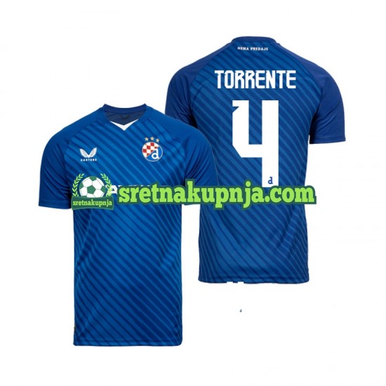 Muškarci Domaći Home Dresova Dinamo Zagreb Torrente 4 2024-2025 Kratkih Rukava