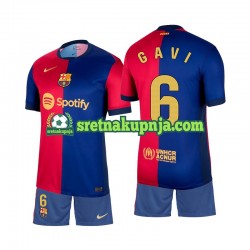 Dječja Domaći Home Dresova FC Barcelona Gavi 6 2024-2025 Kratkih Rukava Dječja Domaći Home Dresova FC Barcelona Gavi 6 2024-2025 Kratkih Rukava