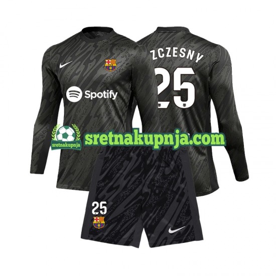 Dječja Gostujući Away Golmanski Dresova FC Barcelona Wojciech Szczesny 25 2024-2025 Dugim Rukavima
