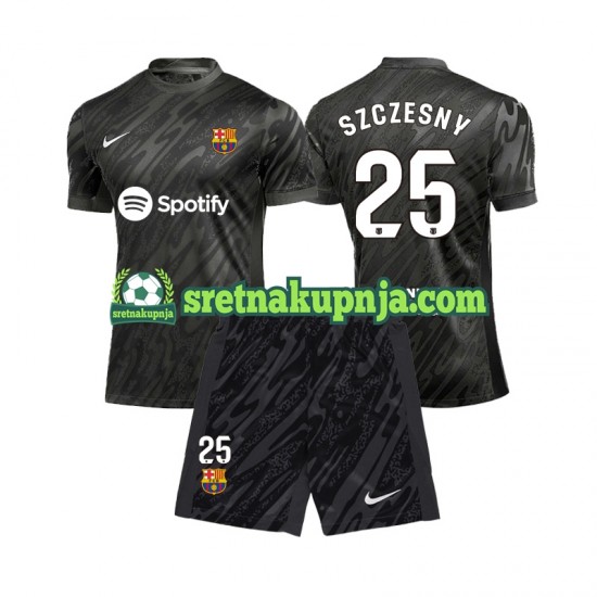 Dječja Gostujući Away Golmanski Dresova FC Barcelona Wojciech Szczesny 25 2024-2025 Kratkih Rukava