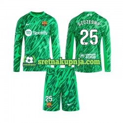 Dječja Domaći Home Golmanski Dresova FC Barcelona Wojciech Szczesny 25 2024-2025 Dugim Rukavima