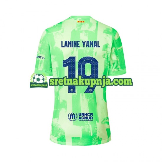 Muškarci Treći Dresova FC Barcelona LAMINE YAMAL 19 UCL Font 2024-2025 Kratkih Rukava