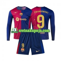 Dječja Domaći Home Dresova FC Barcelona Lewandowski 9 2024-2025 Dugim Rukavima Dječja Domaći Home Dresova FC Barcelona Lewandowski 9 2024-2025 Dugim Rukavima