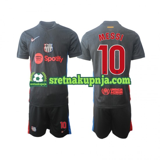 Dječja Gostujući Away Dresova FC Barcelona Lionel Messi 10 2024-2025 Kratkih Rukava