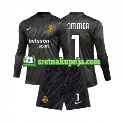 Dječja Treći Golmanski Dresova Inter Milan Yann Sommer 1 2024-2025 Dugim Rukavima