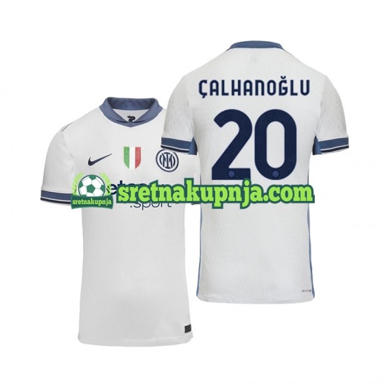 Muškarci Gostujući Away Dresova Inter Milan Hakan Calhanoglu 20 2024-2025 Kratkih Rukava