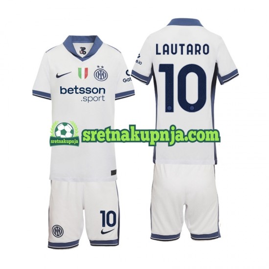 Dječja Gostujući Away Dresova Inter Milan Lautaro 10 2024-2025 Kratkih Rukava