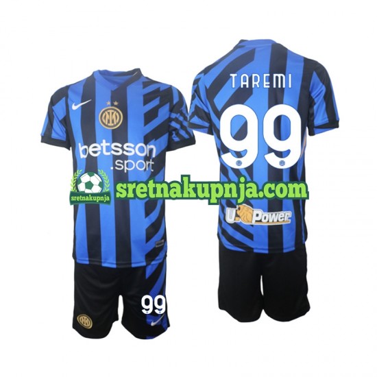 Dječja Domaći Home Dresova Inter Milan Mehdi Taremi 99 2024-2025 Kratkih Rukava