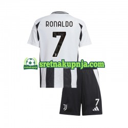 Dječja Domaći Home Dresova Juventus Cristiano Ronaldo 7 2024-2025 Kratkih Rukava