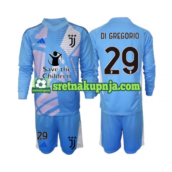 Dječja Četvrti Golmanski Dresova Juventus Michele Di Gregorio 29 2024-2025 Dugim Rukavima