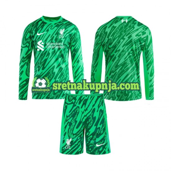 Dječja Gostujući Away Golmanski Dresova Liverpool 2024-2025 Dugim Rukavima