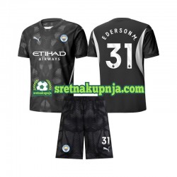 Dječja Četvrti Golmanski Dresova Manchester City Ederson Moraes 31 2024-2025 Kratkih Rukava