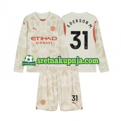 Dječja Treći Golmanski Dresova Manchester City Ederson Moraes 31 2024-2025 Dugim Rukavima
