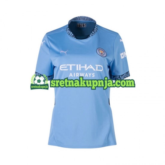 Žene Domaći Home Dresova Manchester City 2024-2025 Kratkih Rukava