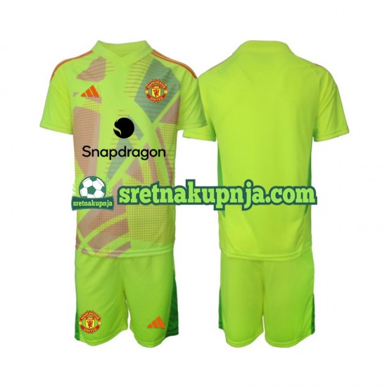 Dječja Gostujući Away Golmanski Dresova Manchester United 2024-2025 Kratkih Rukava